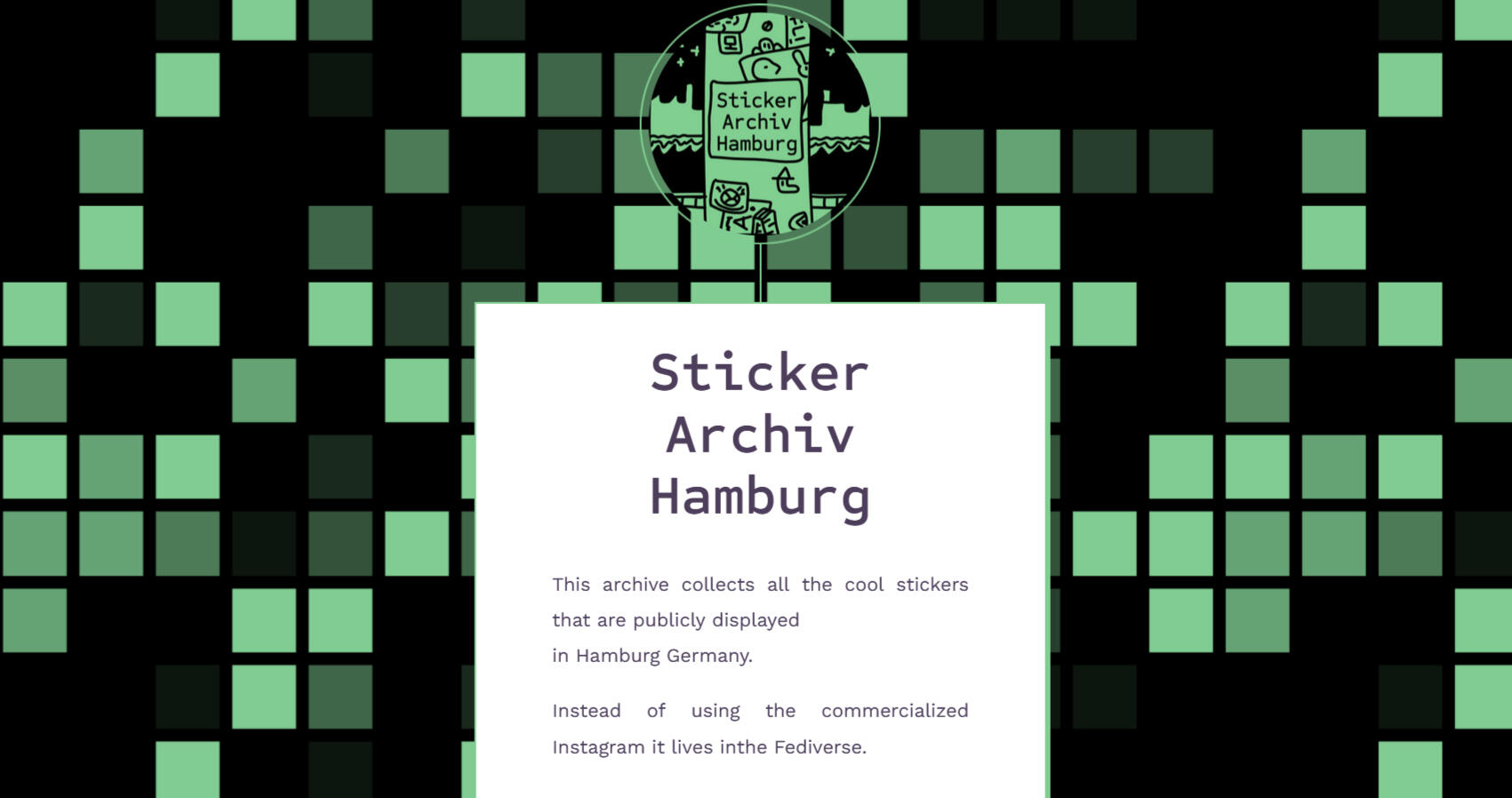 hamburgs stickersarchiv website screenshot